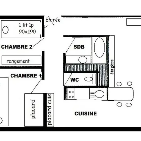 Résidence Le Nanda Devi - 3 Pièces 4/5 Couchages- Le Nanda Devi 123nd- Plagne Centre Wifi, Très Bon Confort - Mae-0564