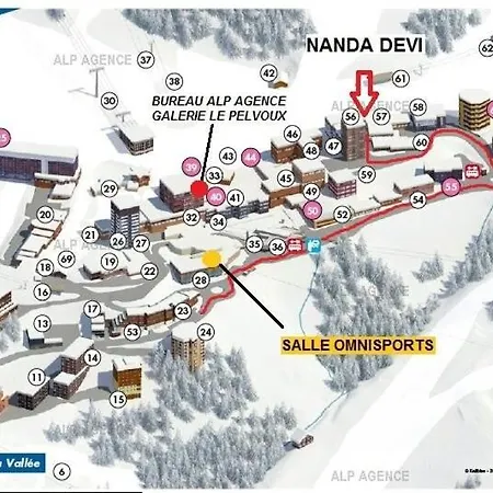 Le Nanda Devi - 3 Pieces 4/5 Couchages- Le Nanda Devi 123nd- Plagne Centre Wifi, Tres Bon Confort - Mae-0564 Apartman *