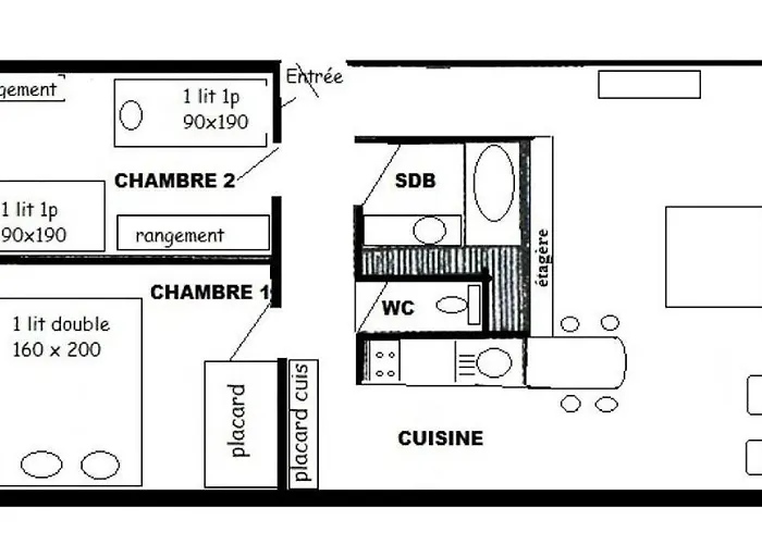 Le Nanda Devi - 3 Pieces 4/5 Couchages- Le Nanda Devi 123nd- Plagne Centre Wifi, Tres Bon Confort - Mae-0564
