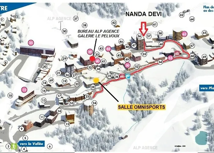 Apartment Le Nanda Devi - 3 Pieces 4/5 Couchages- Le Nanda Devi 123nd- Plagne Centre Wifi, Tres Bon Confort - Mae-0564 *